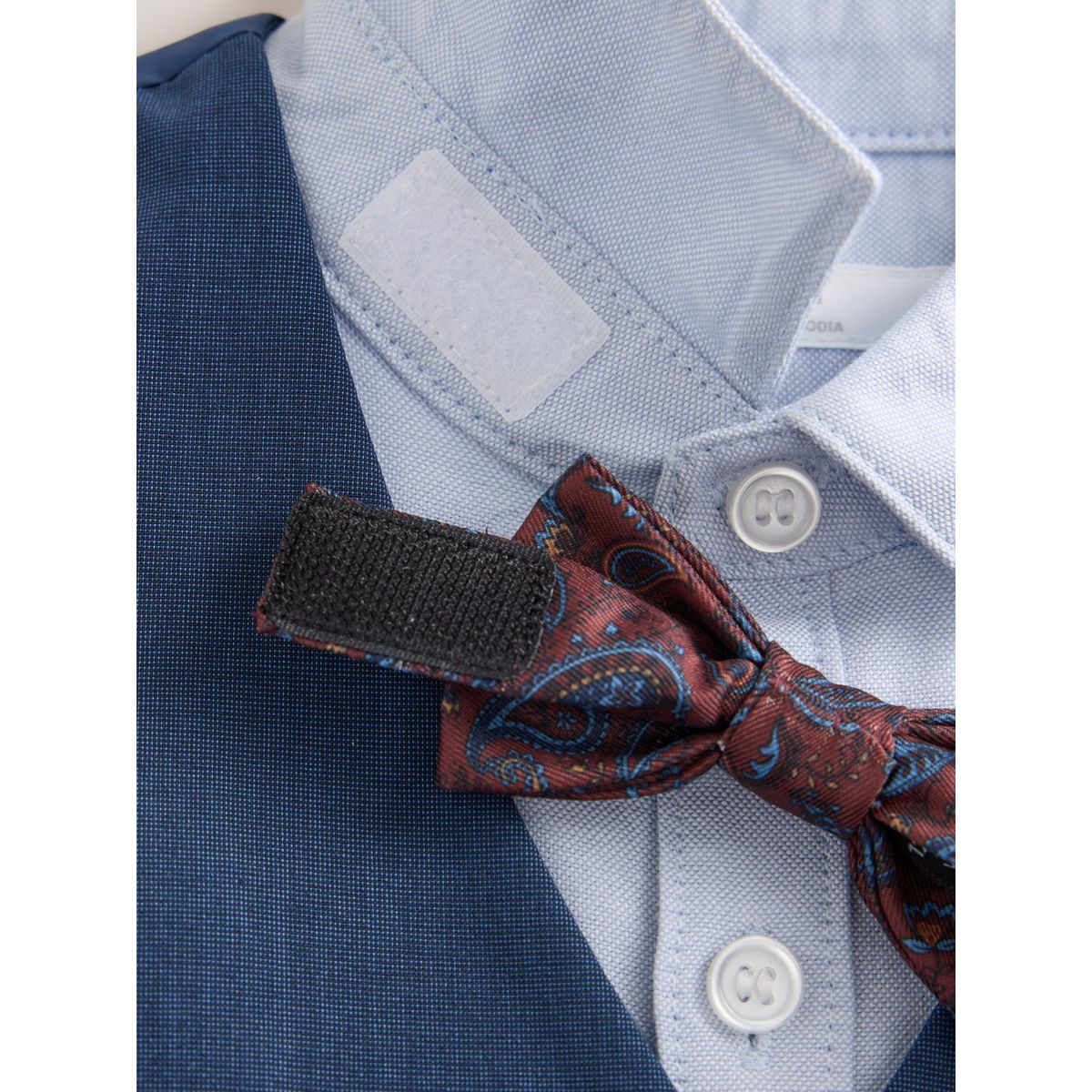 Gilet, chemise, pantalon et nœud papillon bleu marine, NEXT