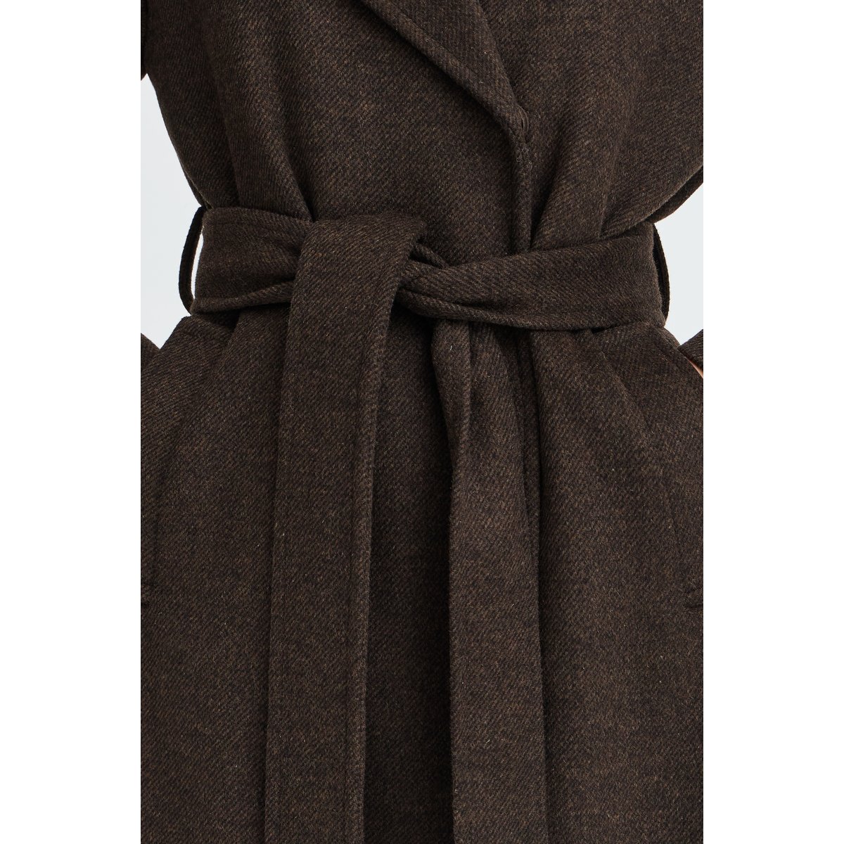 Manteau marron java melange, B.YOUNG