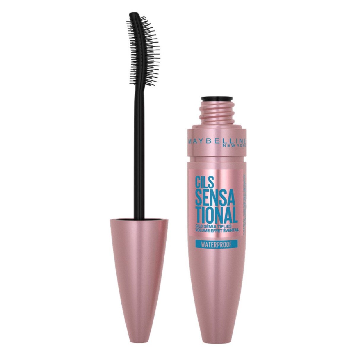 Mascara Waterproof Extra-noir noir, MAYBELLINE NEW YORK