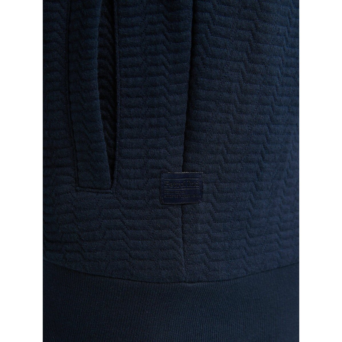 Quarter-Zip Sweatshirt navy blue, PETROL INDUSTRIES