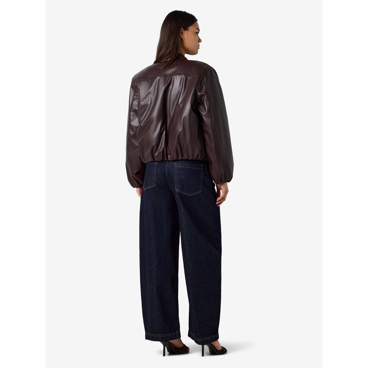 Veste Rembourrée rouge - chocolate plum1, NOISY MAY