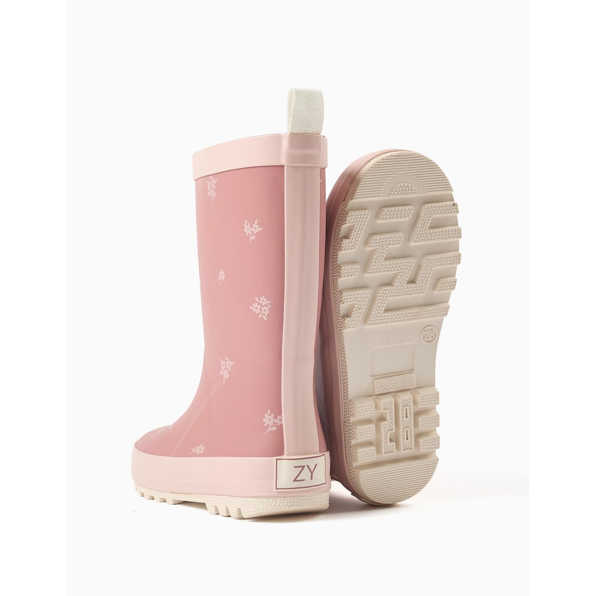 Bottes de pluie avec imprimé floral rose, ZIPPY