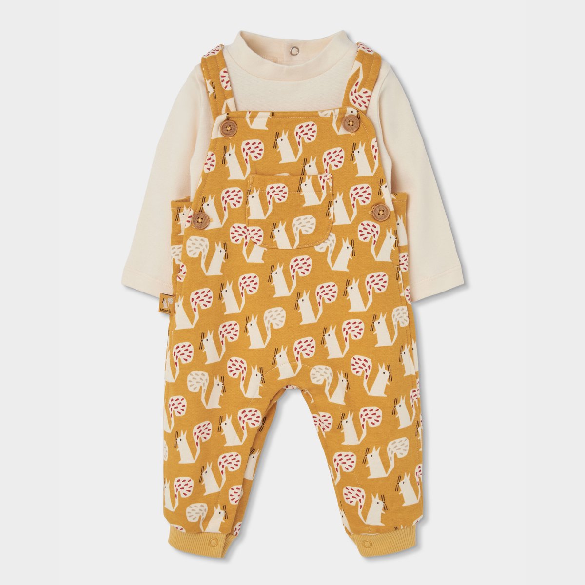 Ensemble bébé garçon maille imprimé écureuils multicolore, BOBOLI