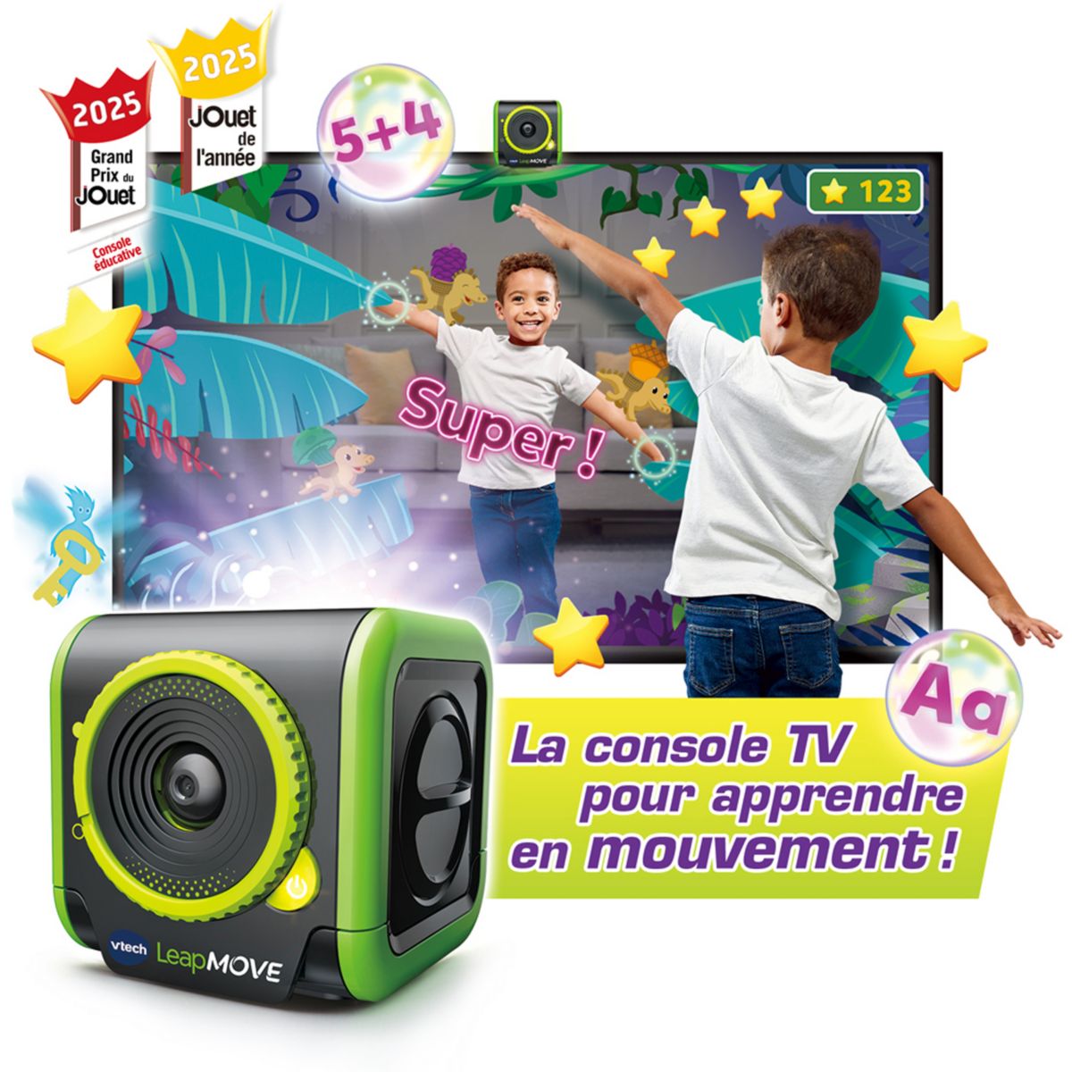 Jeu éducatif Console TV - LeapMOVE couleur unique, VTECH