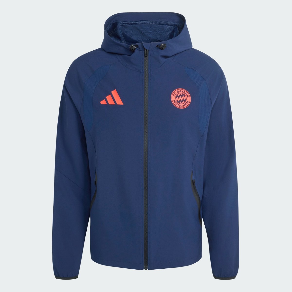 Coupe-Vent Fc Bayern Munich Tiro Travel night indigo / hi-res red, adidas Performance