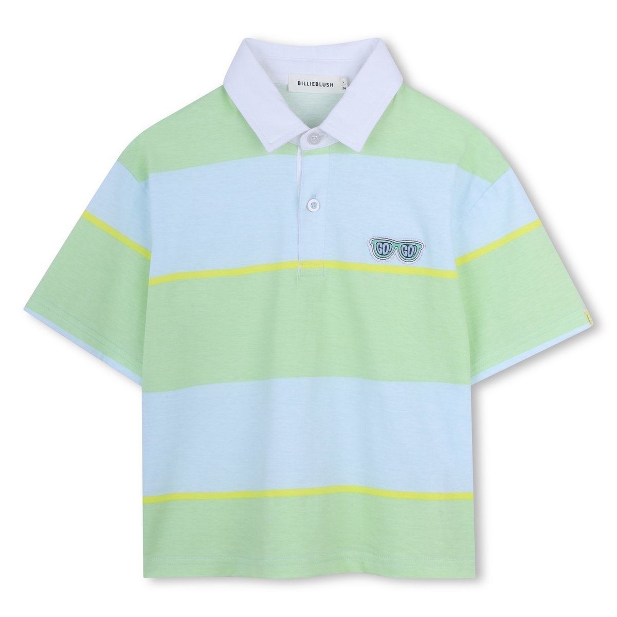 Polo manches courtes vert clair, BILLIEBLUSH