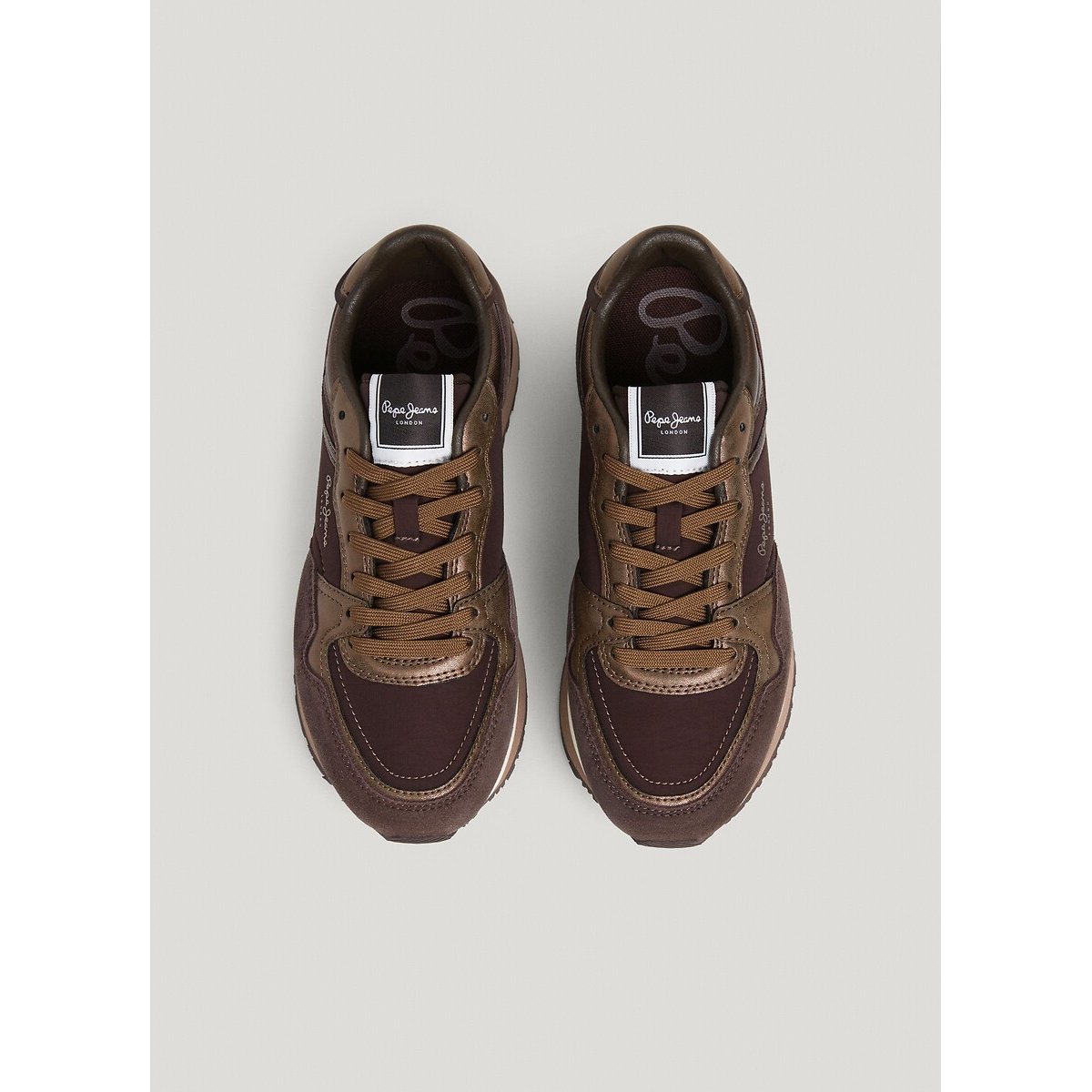Nala Night low top trainers brown, PEPE JEANS