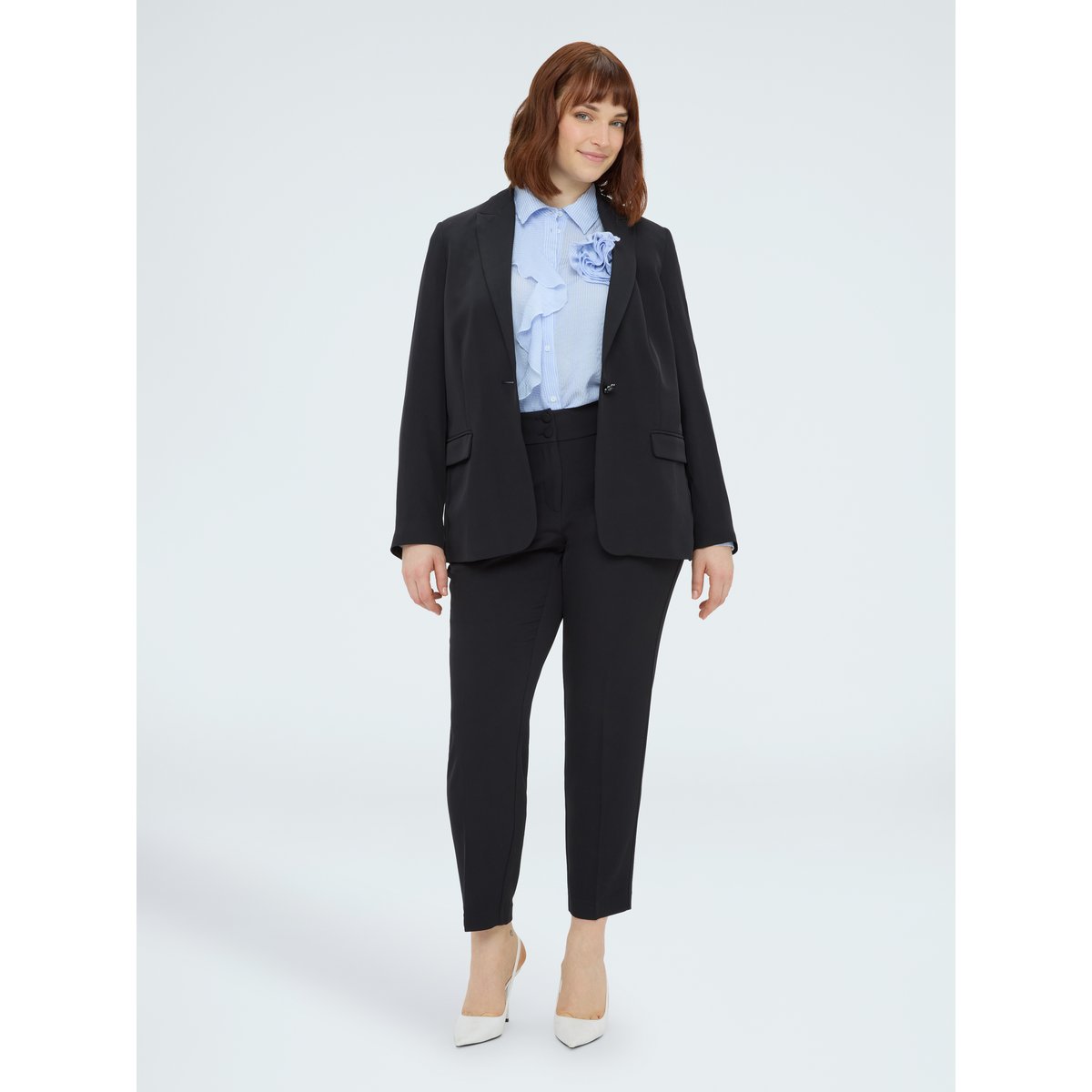 Pantalon New York stretch noir, FIORELLA RUBINO