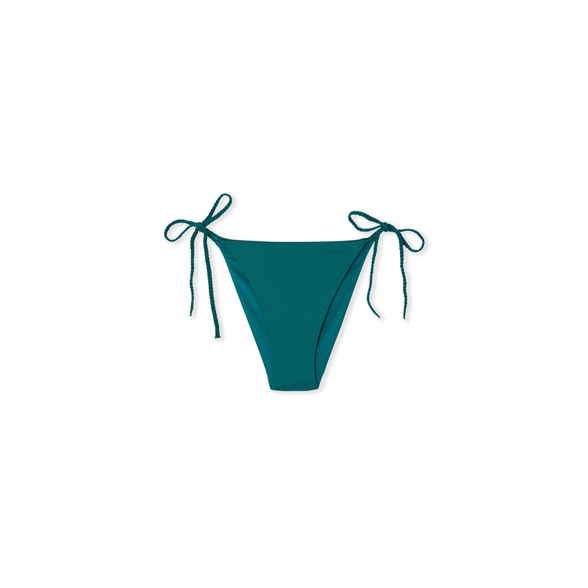 Bas de maillot de bain à nouer TRESSE SWIM vert sapin, ETAM