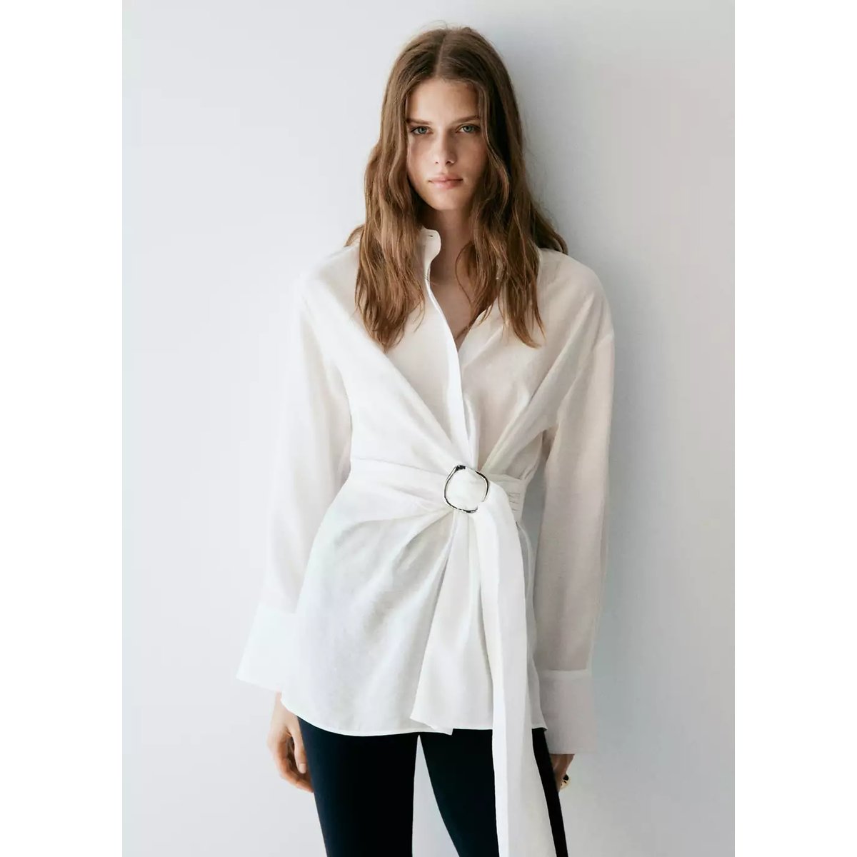 SHIRT BEA écru, MANGO