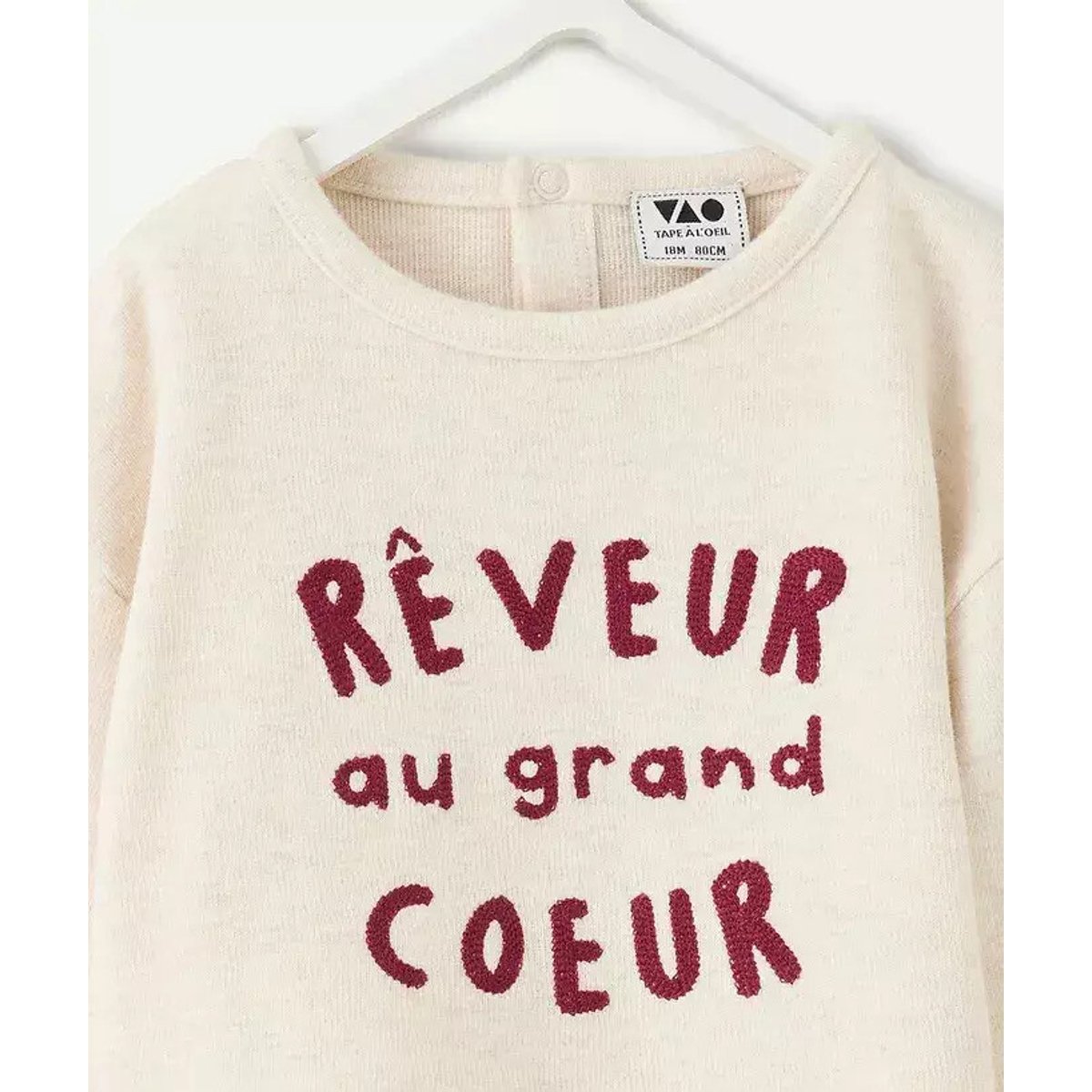 Camiseta de manga larga crudo, TAPE A L'OEIL