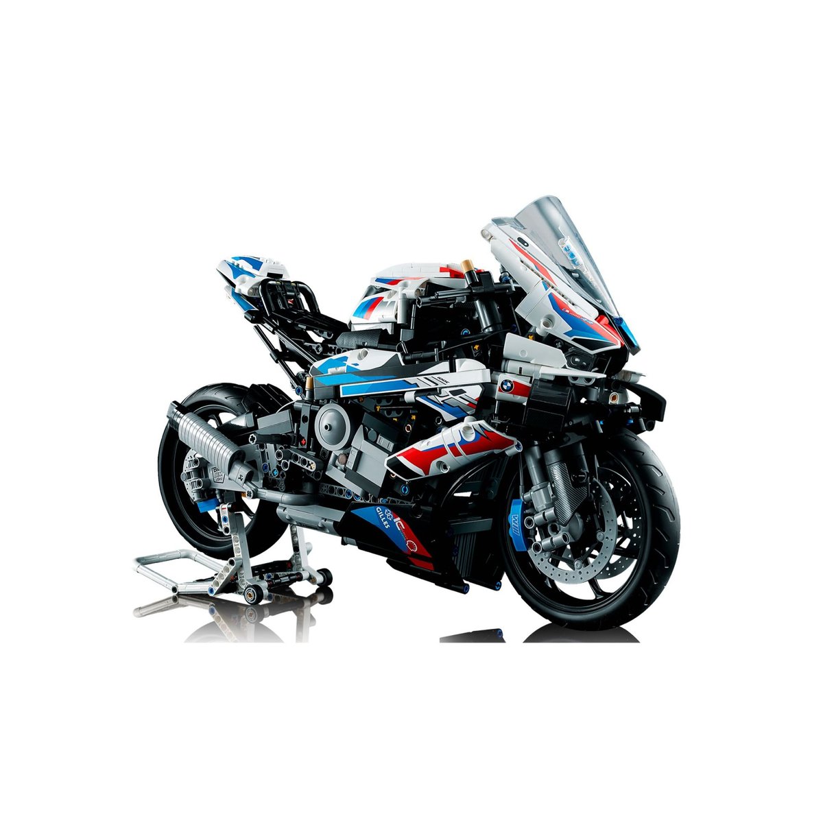 LEGO Technic - Réplique de la BMW M 1000 RR - Modèle 42130 rouge, blanc et bleu, LEGO