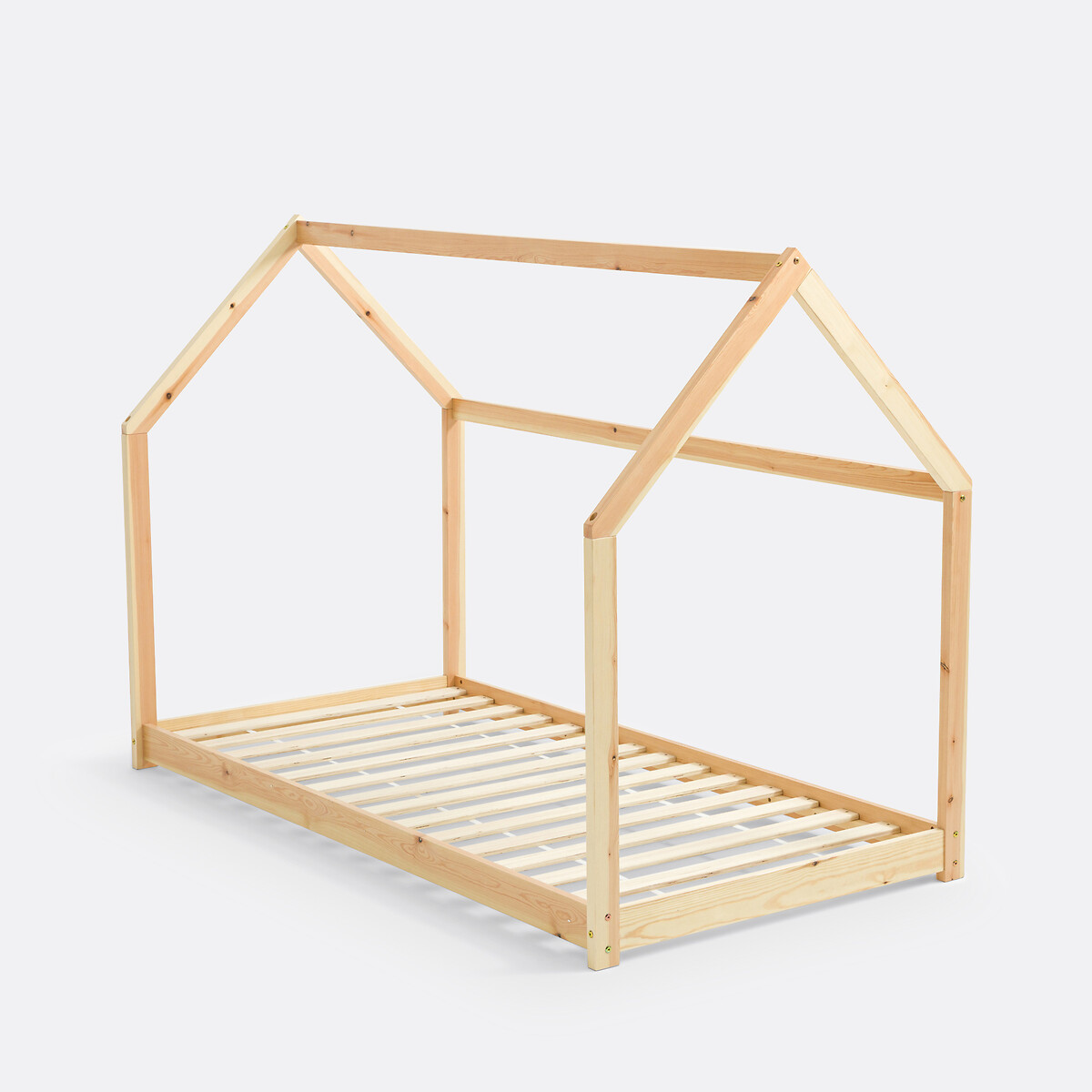 Caban bed in massief dennenhout met lattenbodem, Archi naturel, LA REDOUTE INTERIEURS