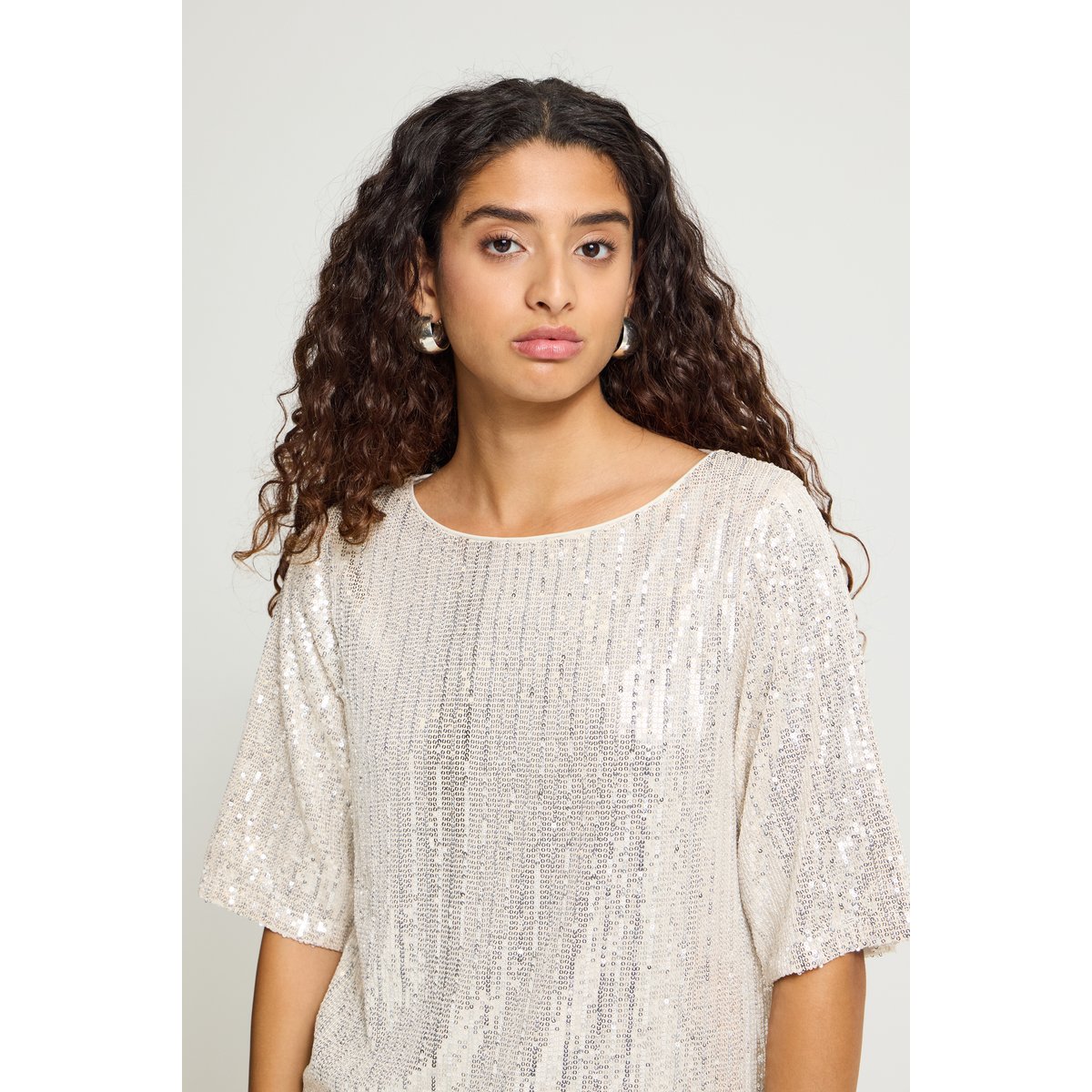 T-shirt beige frosted almond, ICHI