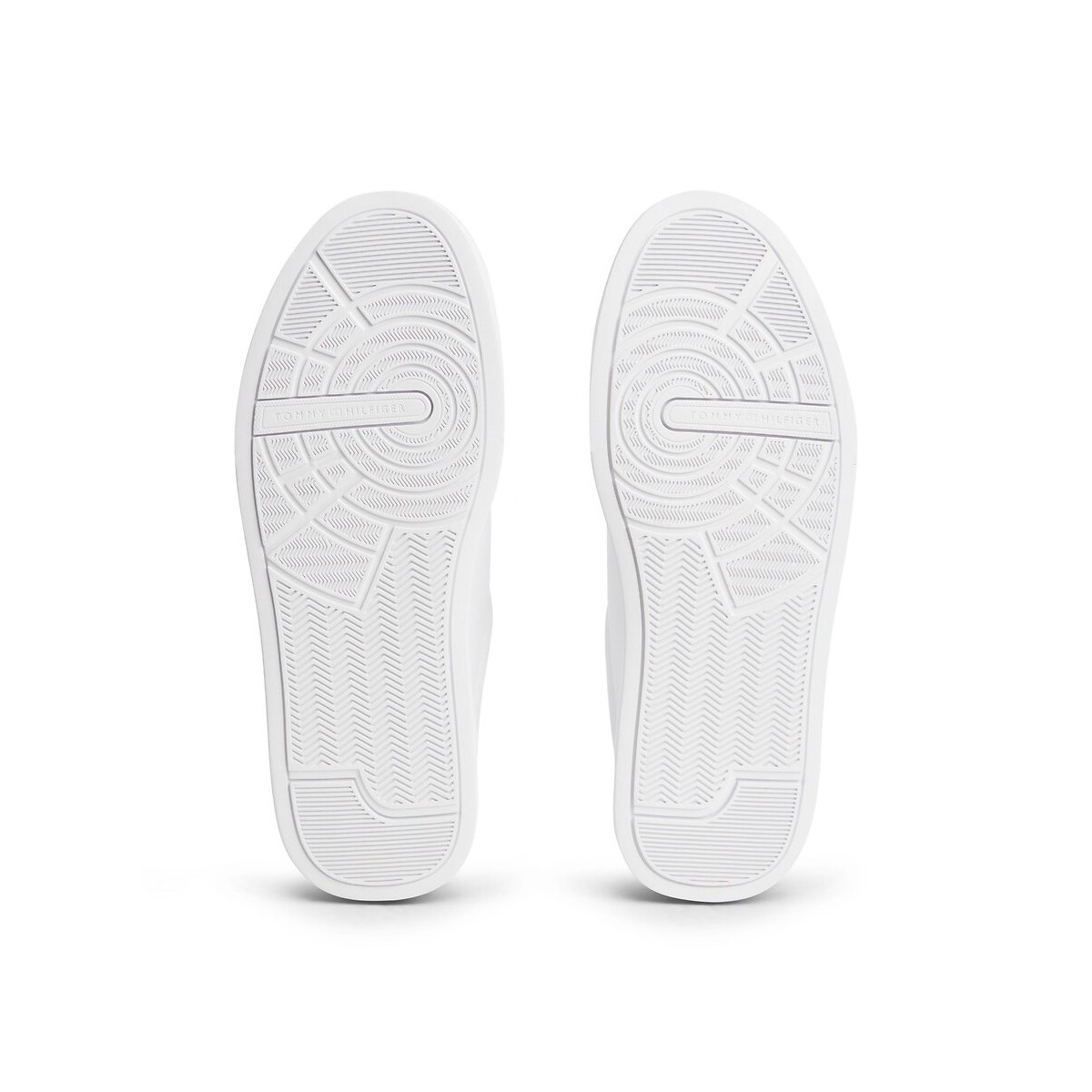 Baskets COURT blanc/vert, TOMMY HILFIGER