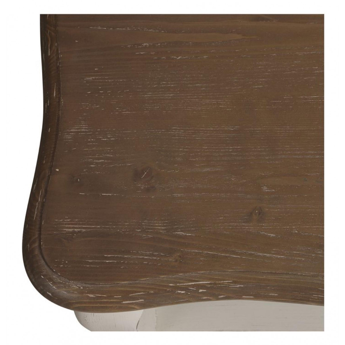 Table basse carrée avec rangement - CHÂTEAU blanc, INTERIOR'S