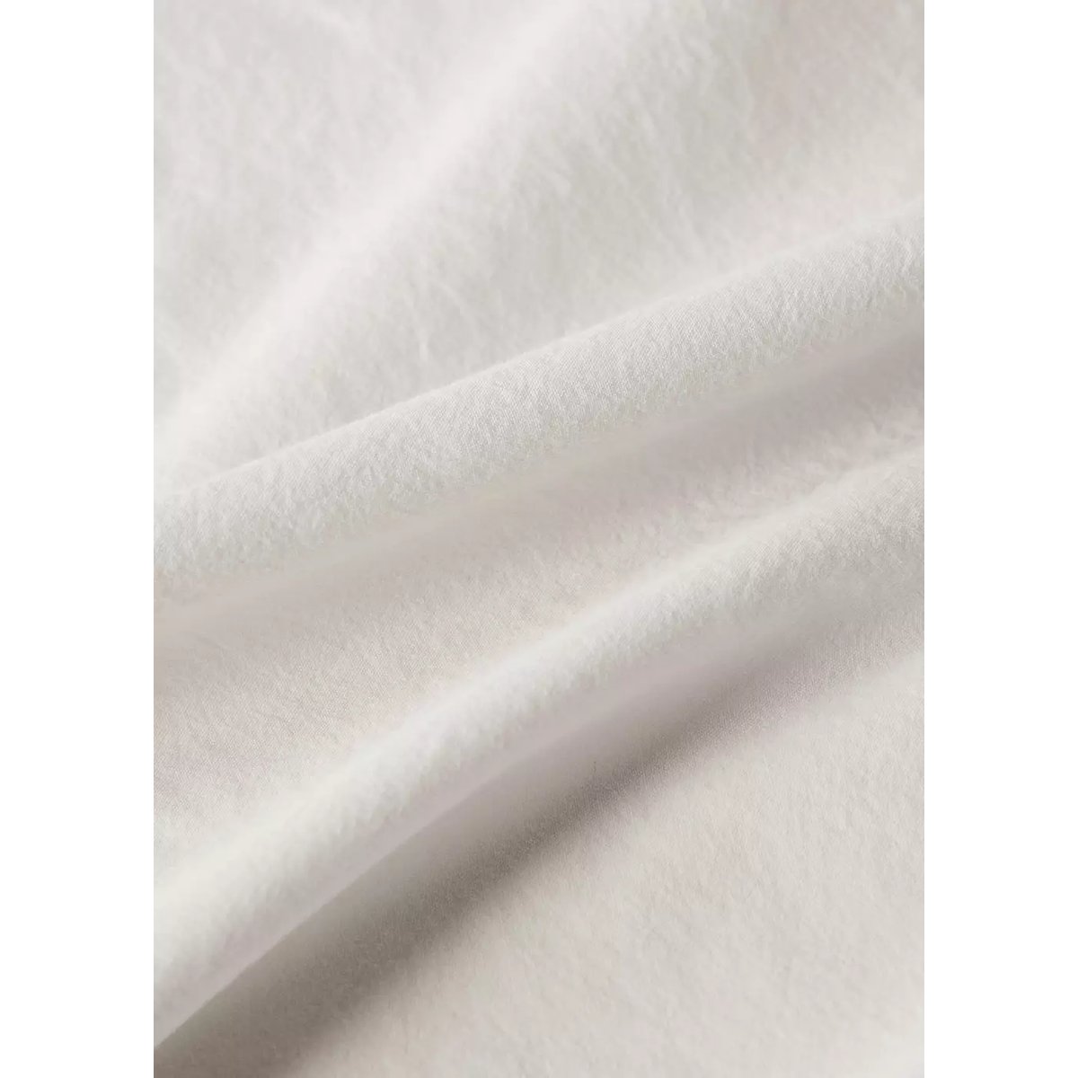 Drap-housse en coton lavé pour lit 135/140 cm sable, MANGO HOME