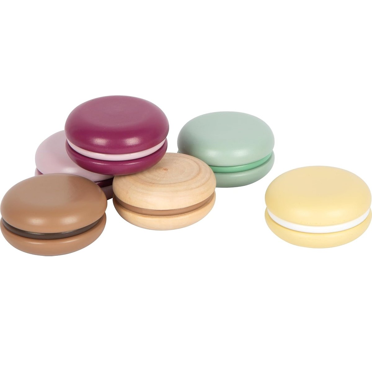 Macarons en bois FRESH marron, SMALL FOOT COMPANY
