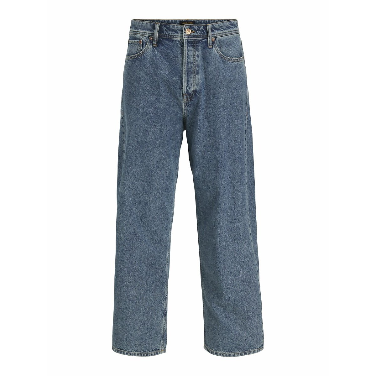 Jean baggy Alex boutonné bleu denim, JACK & JONES