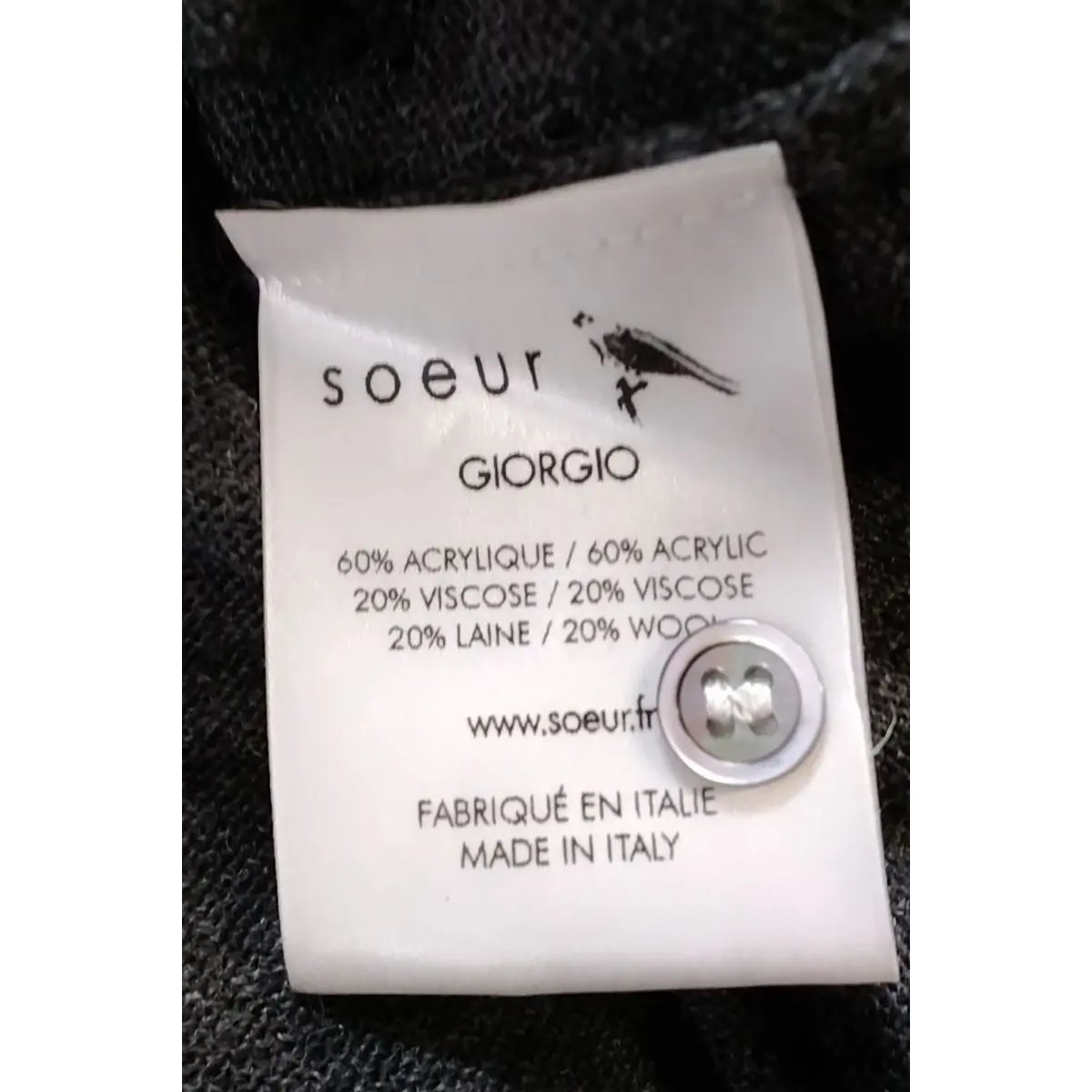 Pull - Très Bon État anthracite, SOEUR