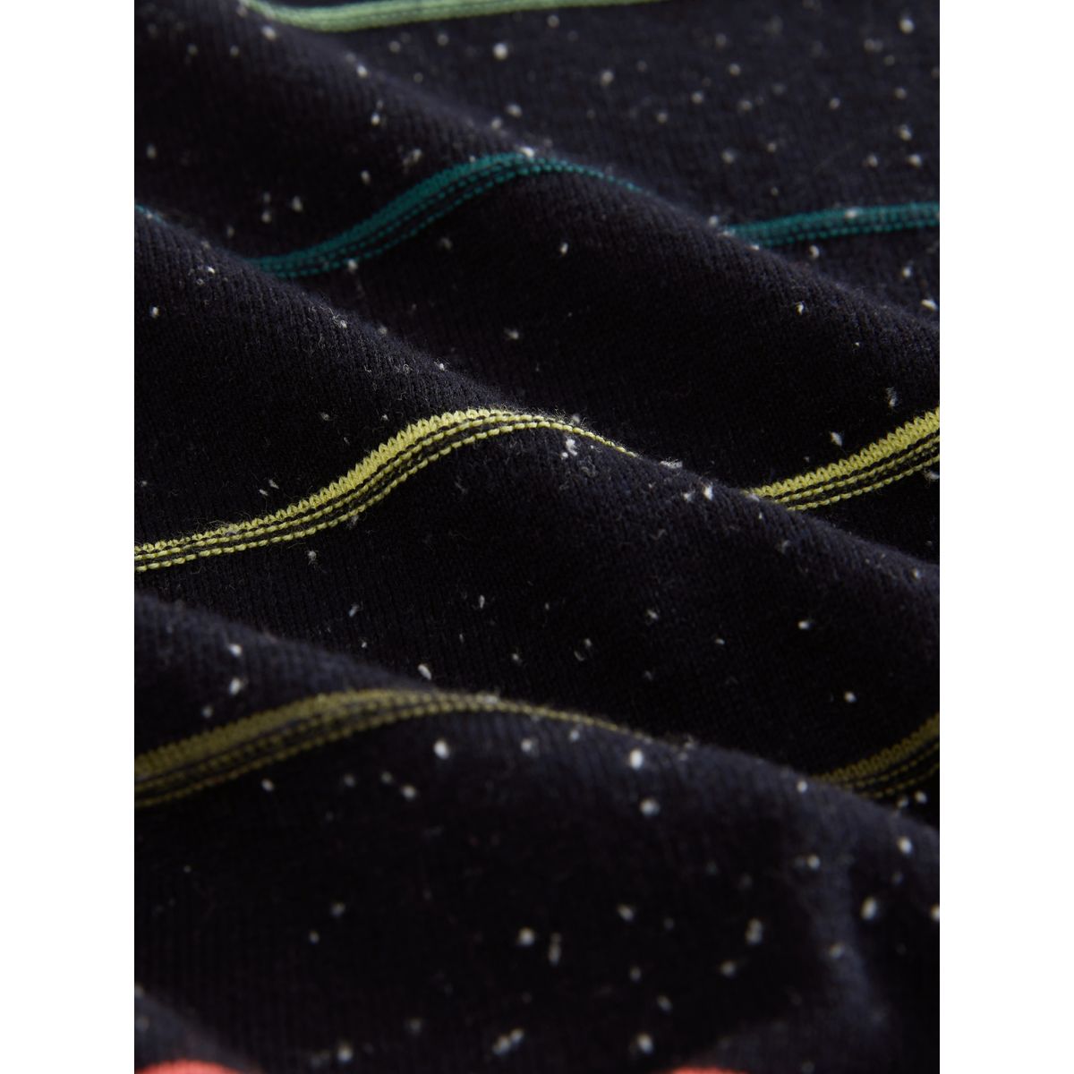 Pull ras du cou doux en coton majoritaire rayure arc-en-ciel, NEXT
