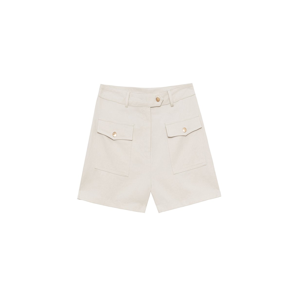 Short droite uni SHANA 63-creme, LA PETITE ETOILE