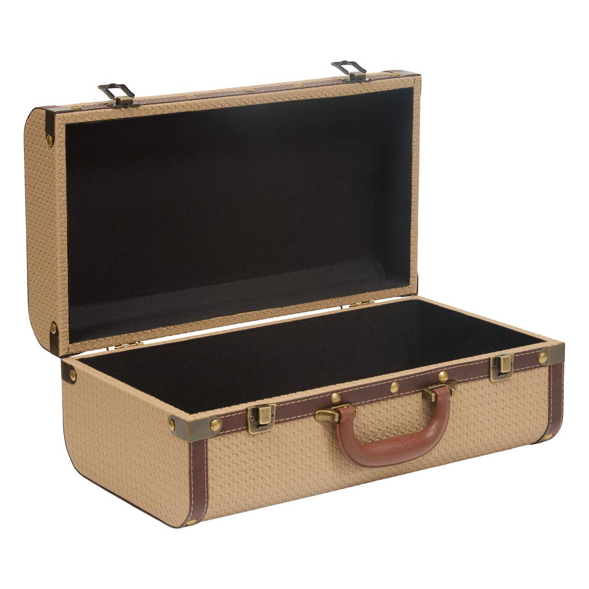 Lot de 2 cantines rectangulaires BONIE taupe, ATMOSPHERA