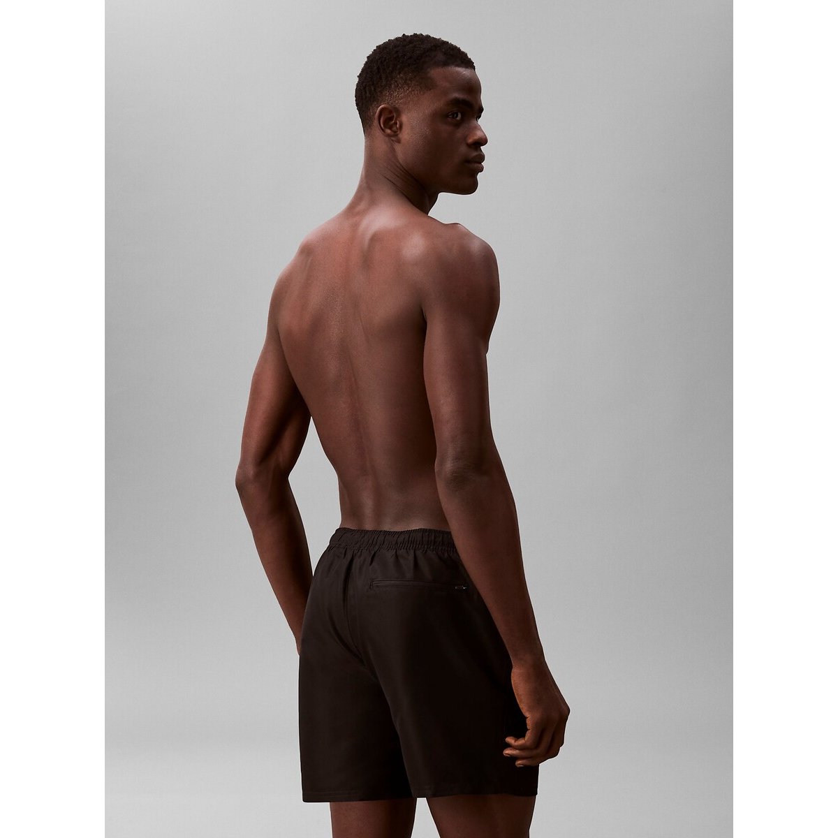 Short de bain mi-long noir, CALVIN KLEIN