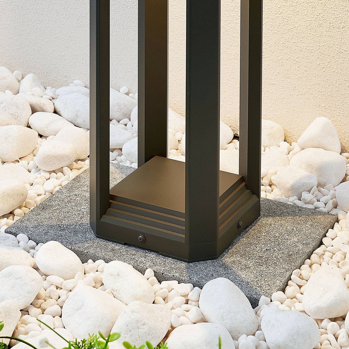 Luminaire extérieur en aluminium moderneLED anthracite, LUCANDE