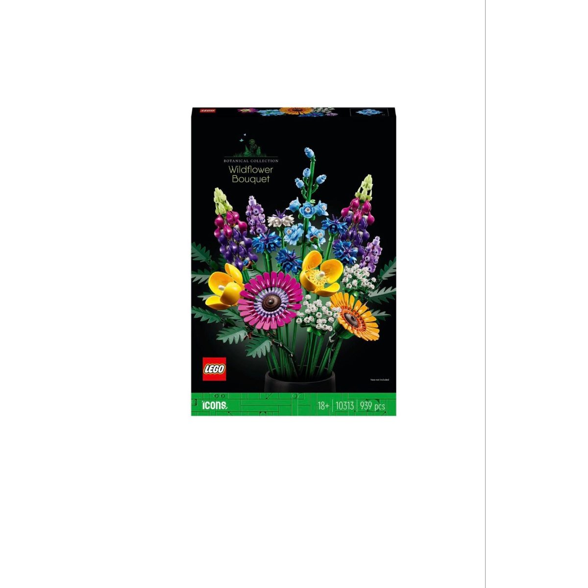 LEGO Icons - Bouquet de Fleurs Sauvages - 10313 : Créez votre propre chef-d'œuvre floral multicolore, LEGO