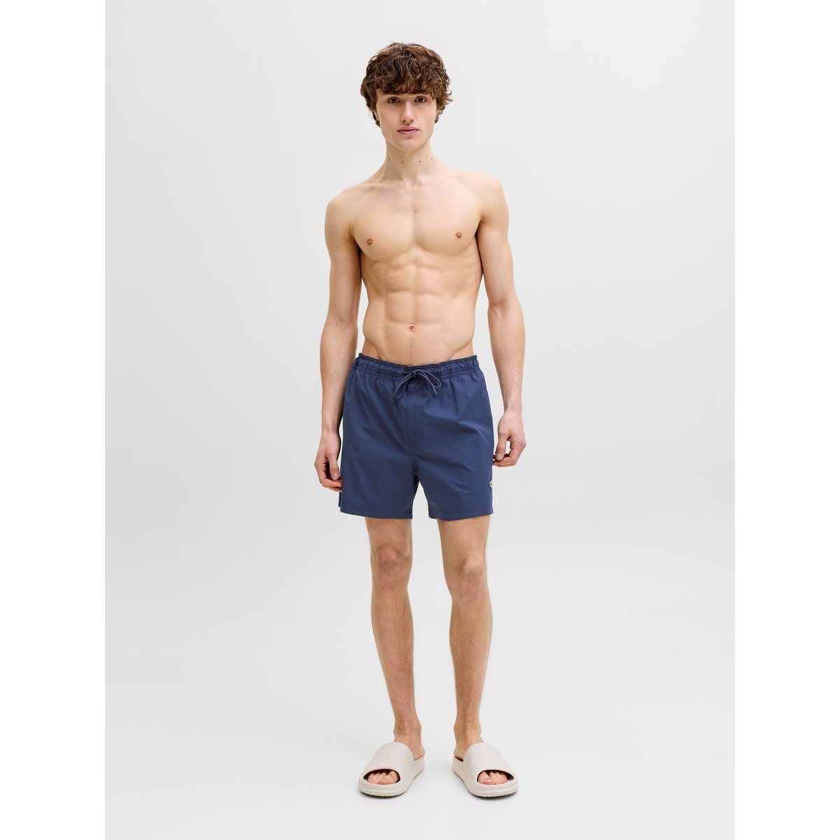 Short de bain avec badge navy blazer, JACK & JONES