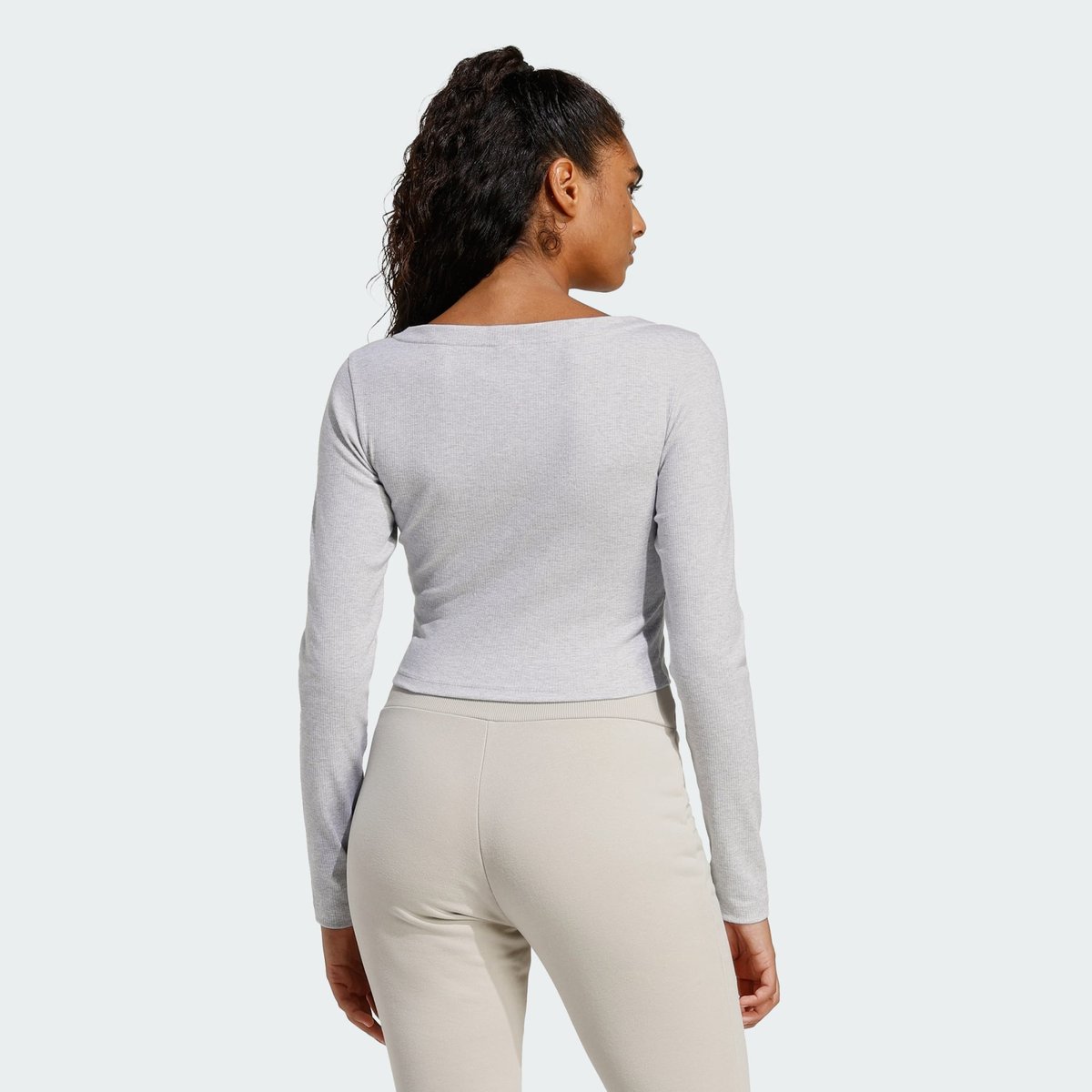 Cardigan Côtelé Seasonal Essentials Cardigan Côtelé Seasonal Essentials light grey heather, ADIDAS SPORTSWEAR