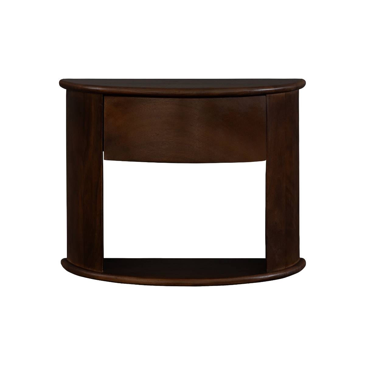 Etagère murale en bois de manguier MAORA bois foncé, MADE IN MEUBLES