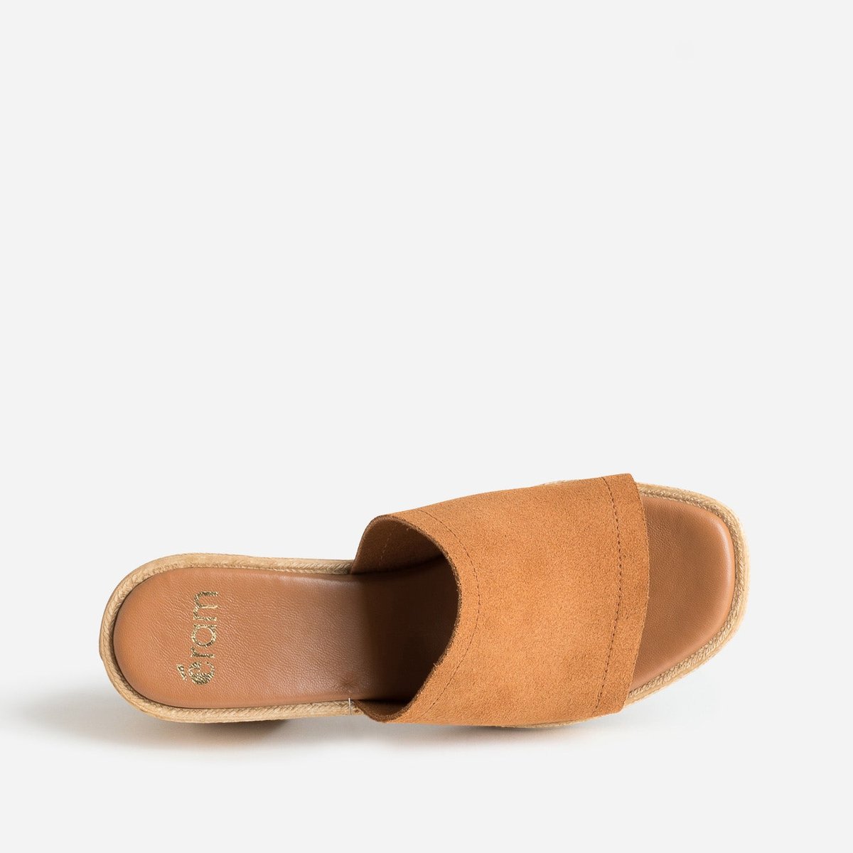 Sandale À Talon en cuir KAIMA camel, ERAM