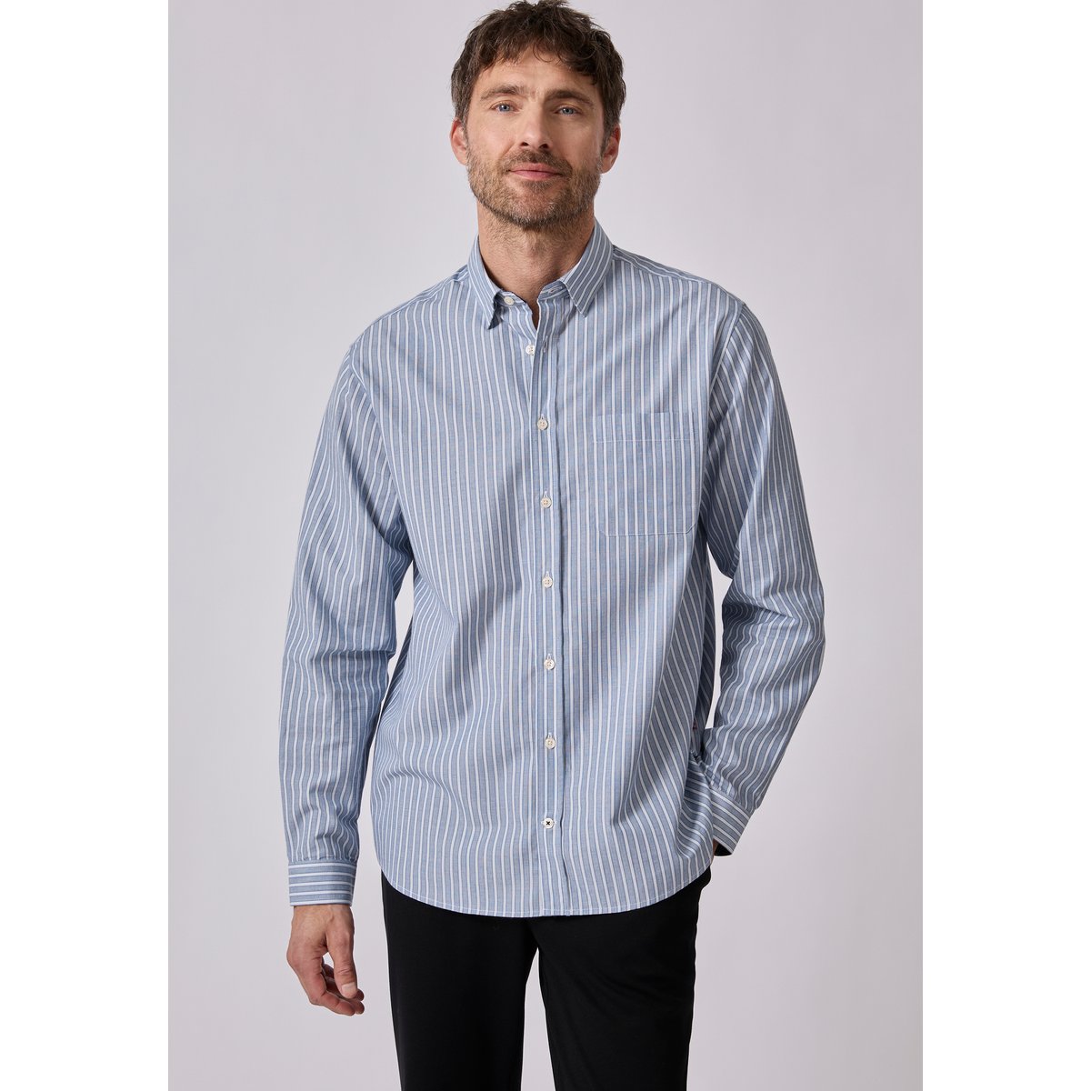 Chemise rayée bleu rayé, DAMART