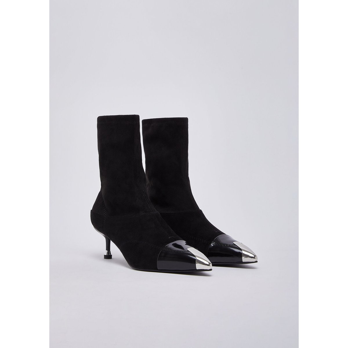 Bottines avec embout métallique noir, LIU JO