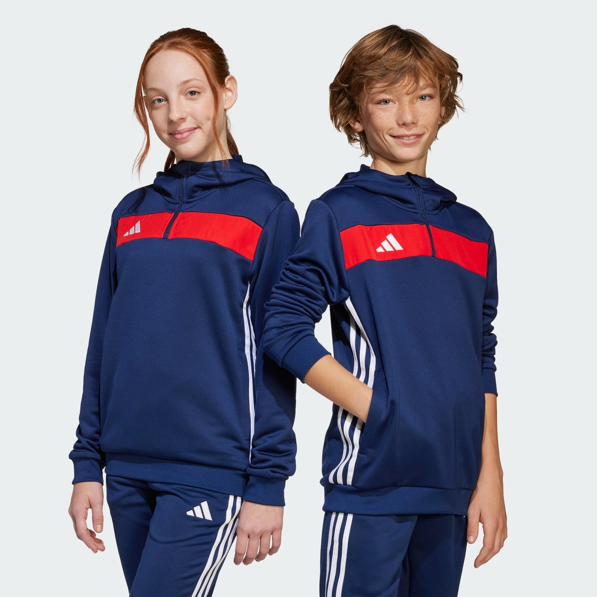 Sweat-Shirt À Capuche Tiro 25 Essentials Sweat Enfants Sweat-Shirt À Capuche Tiro 25 Essentials Sweat Enfants team navy / red, adidas Performance