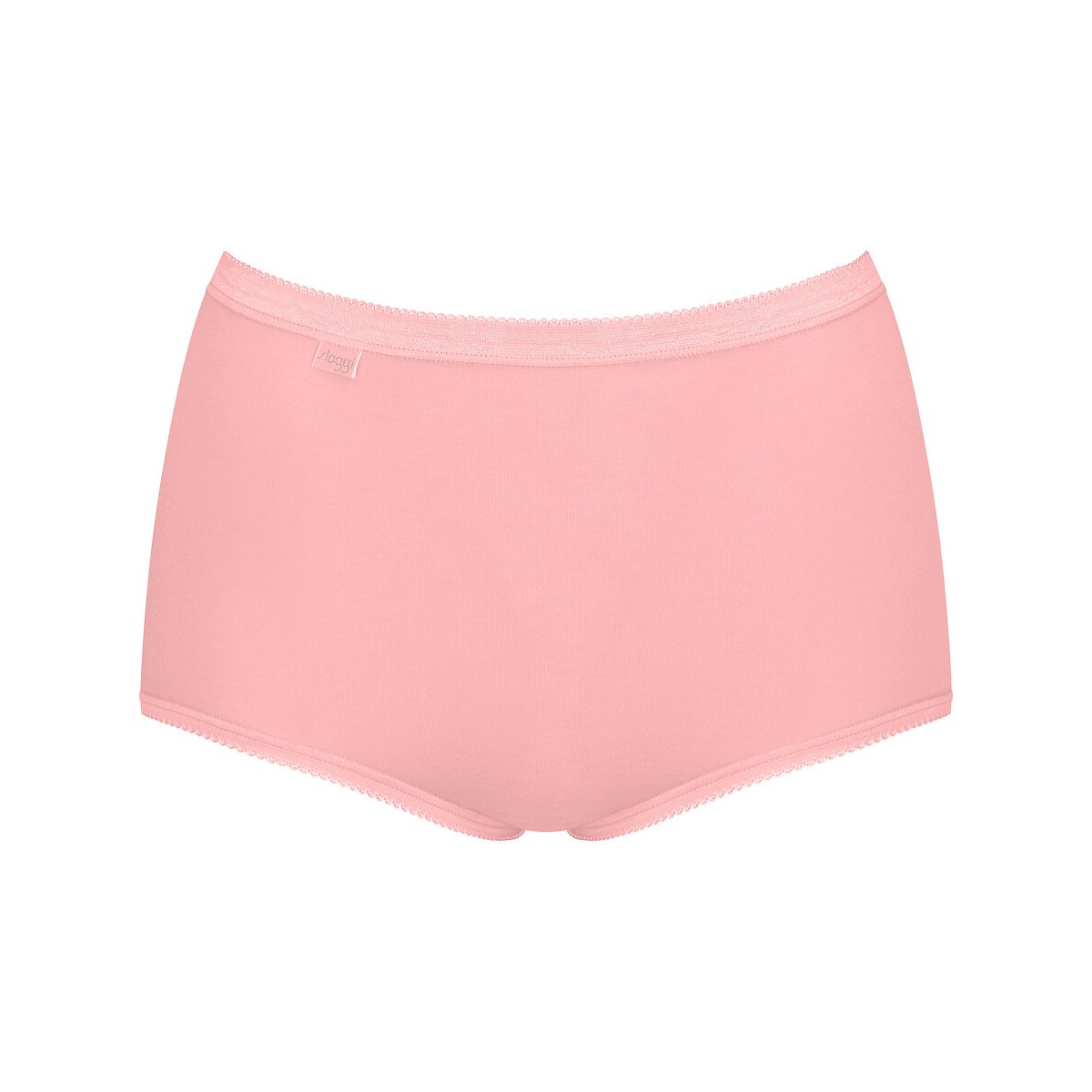 Lot de 3 + 1 Gratuite Culottes Maxi Basic+ nacre + rose + rose pâle +corail, SLOGGI