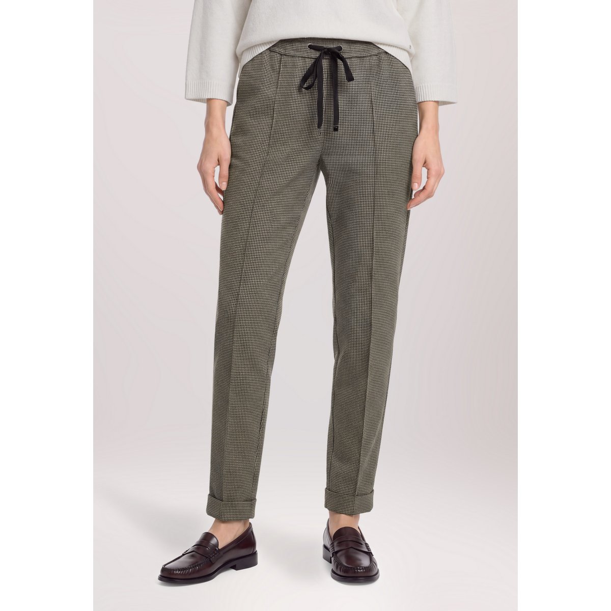 Pantalon à enfiler à motifs nature/black, BETTY & CO