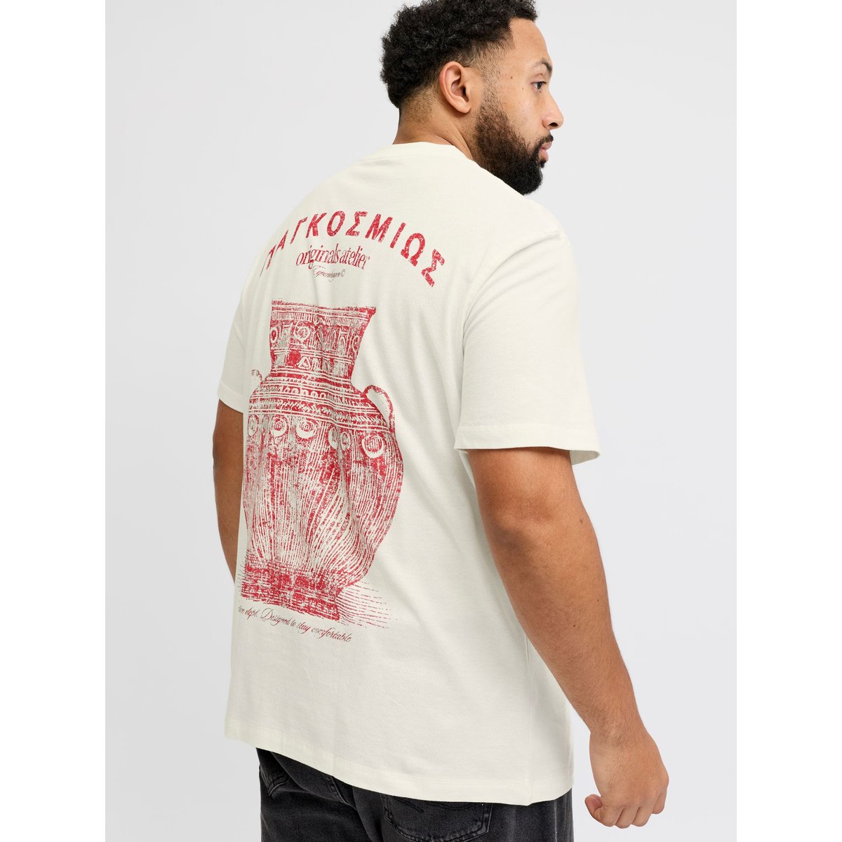 T-Shirt cloud dancer, JACK & JONES