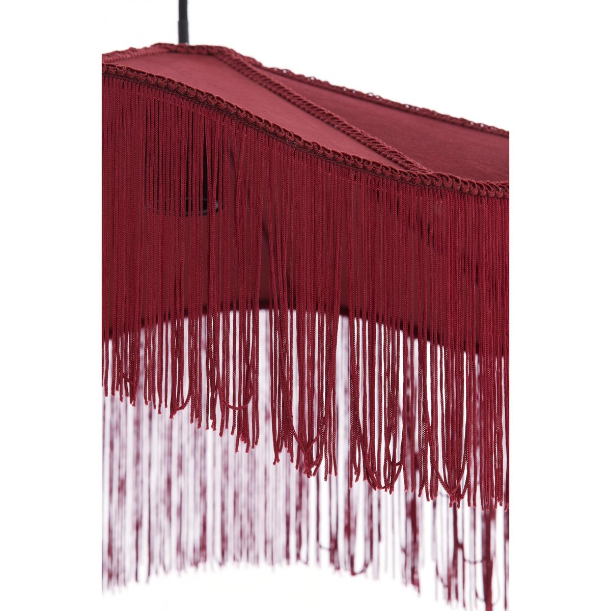 Lampe Suspendue Métal TIFFANY bordeaux, LIGHT & LIVING
