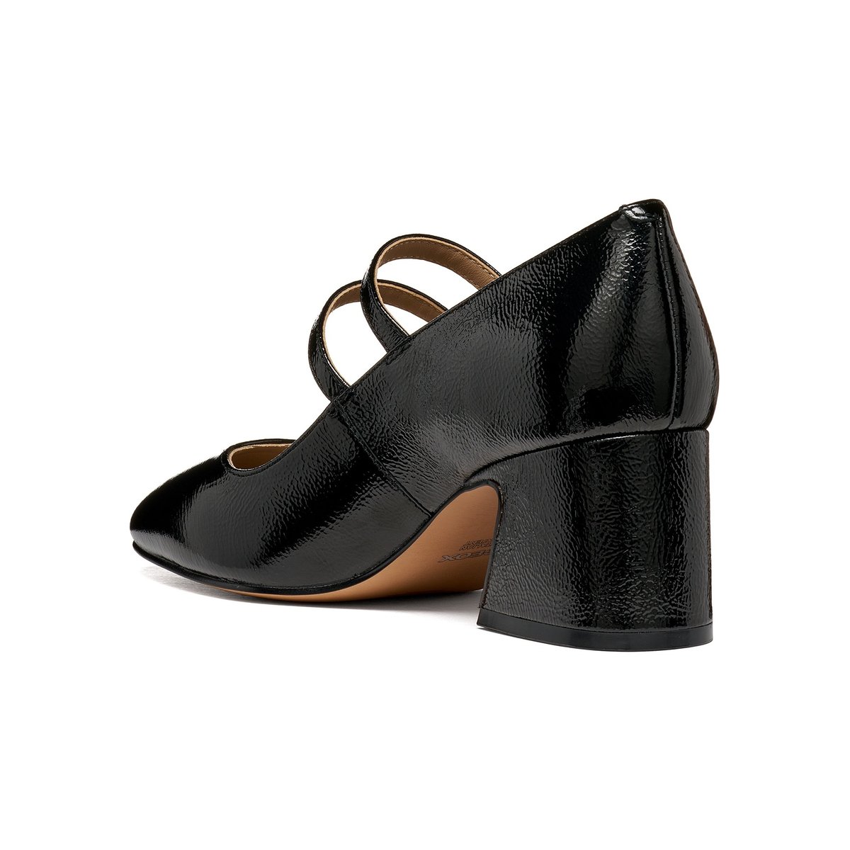 Babies en cuir à talons, KALIDINE noir, GEOX