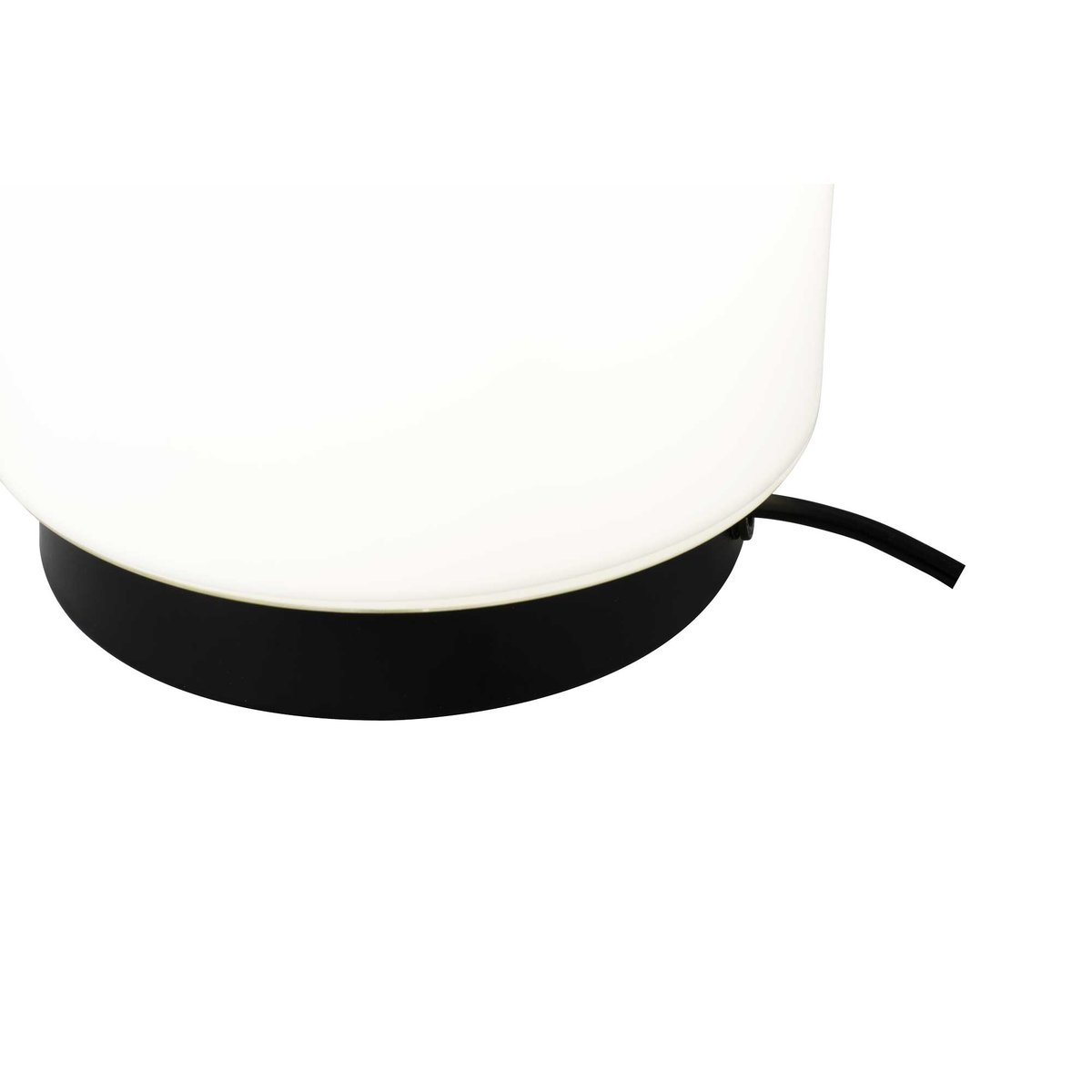 Lampe à poser en verre & métal, TEORA blanc, C-CREATION