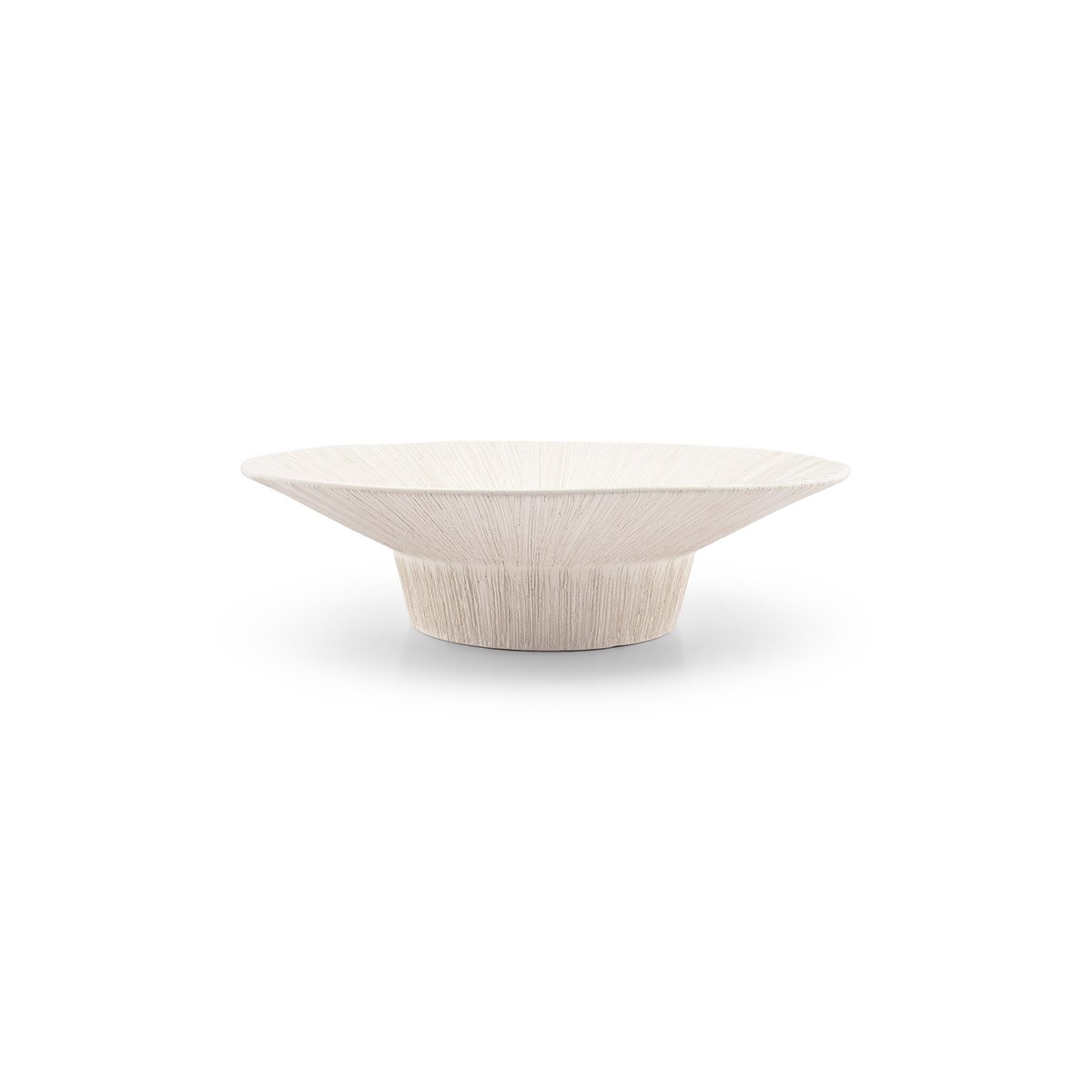 Plat décoratif rond 35 cm VICO beige, SP COLLECTION