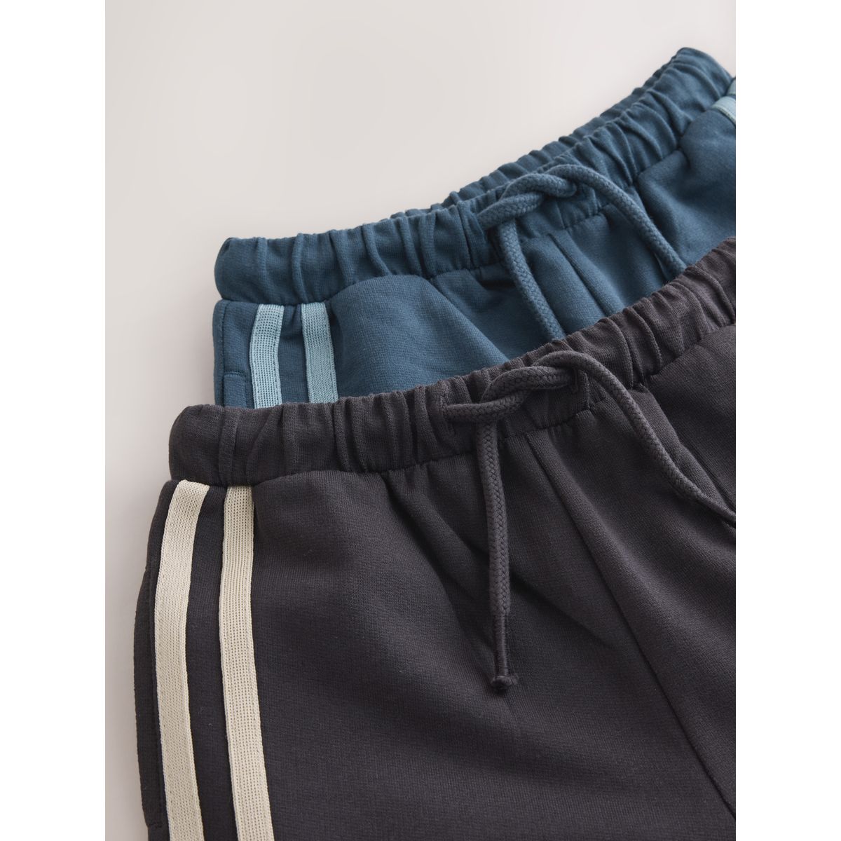 Pantalon de jogging bande latérale, lot 2 bleu/gris, NEXT