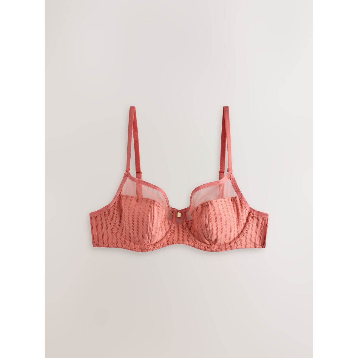 Soutien-gorge non rembourré en microfibre corail/ecru, NEXT