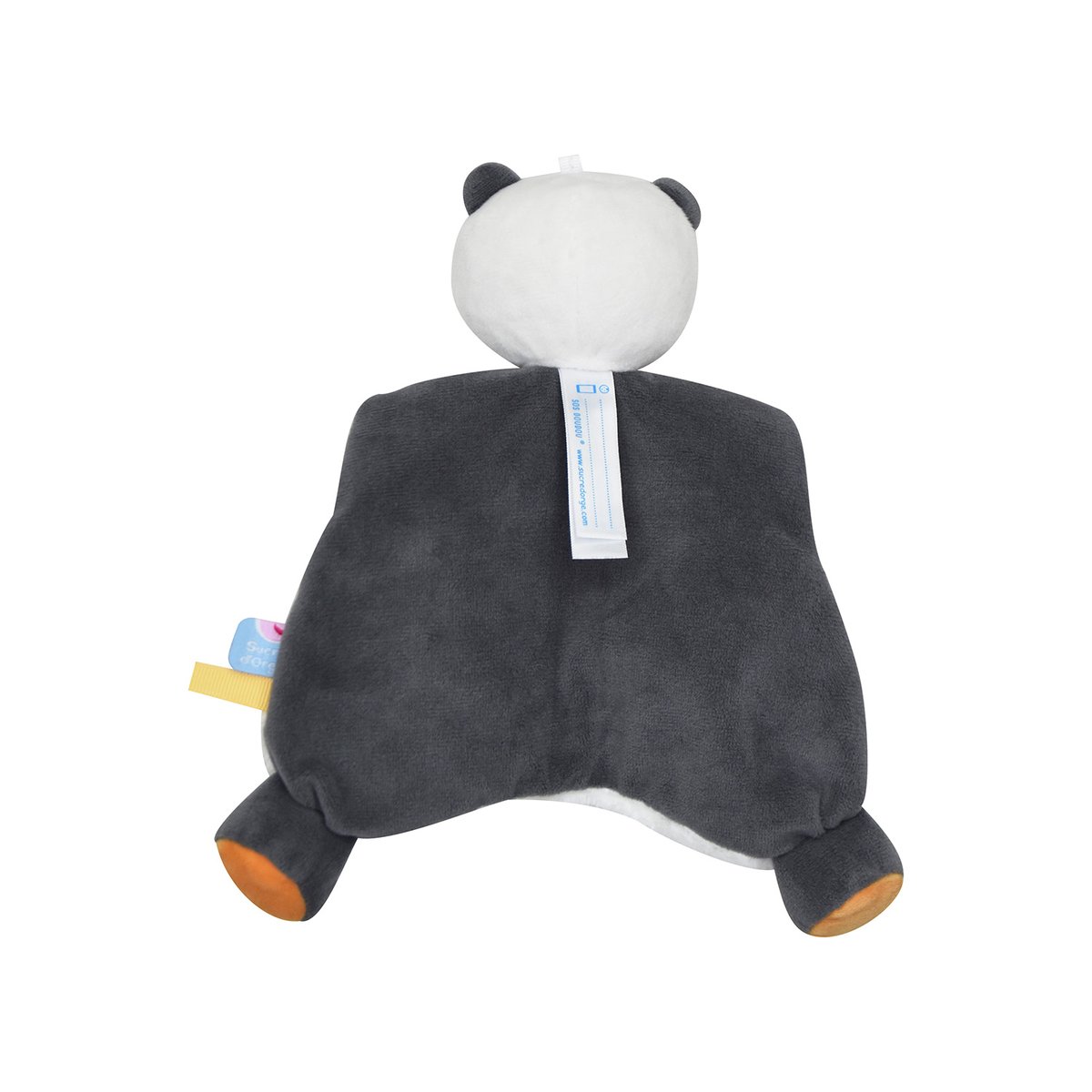 Doumou panda paoli velours doux gris, SUCRE D'ORGE