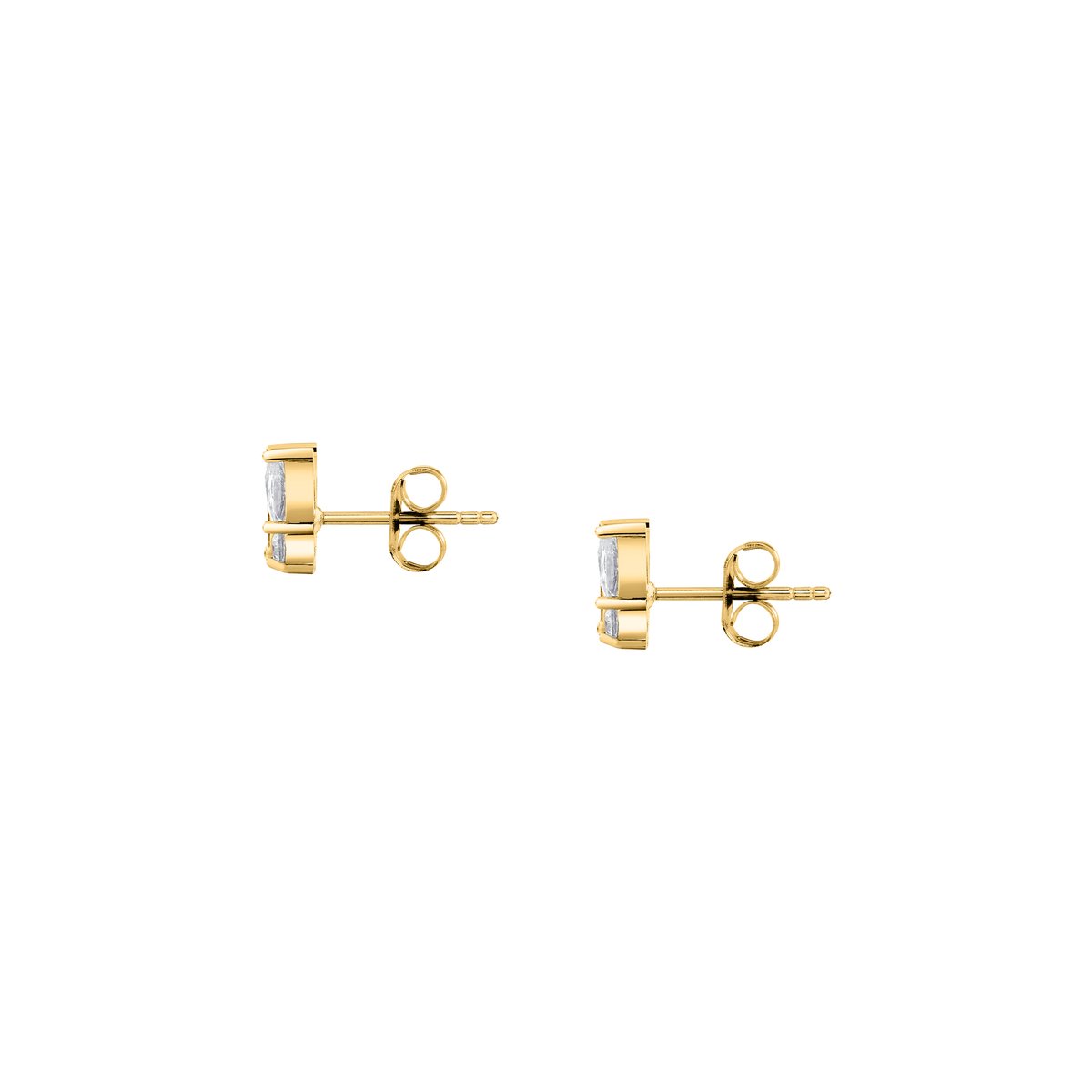 Boucles d'oreille FRIENDSHIP or jaune, LA PETITE STORY