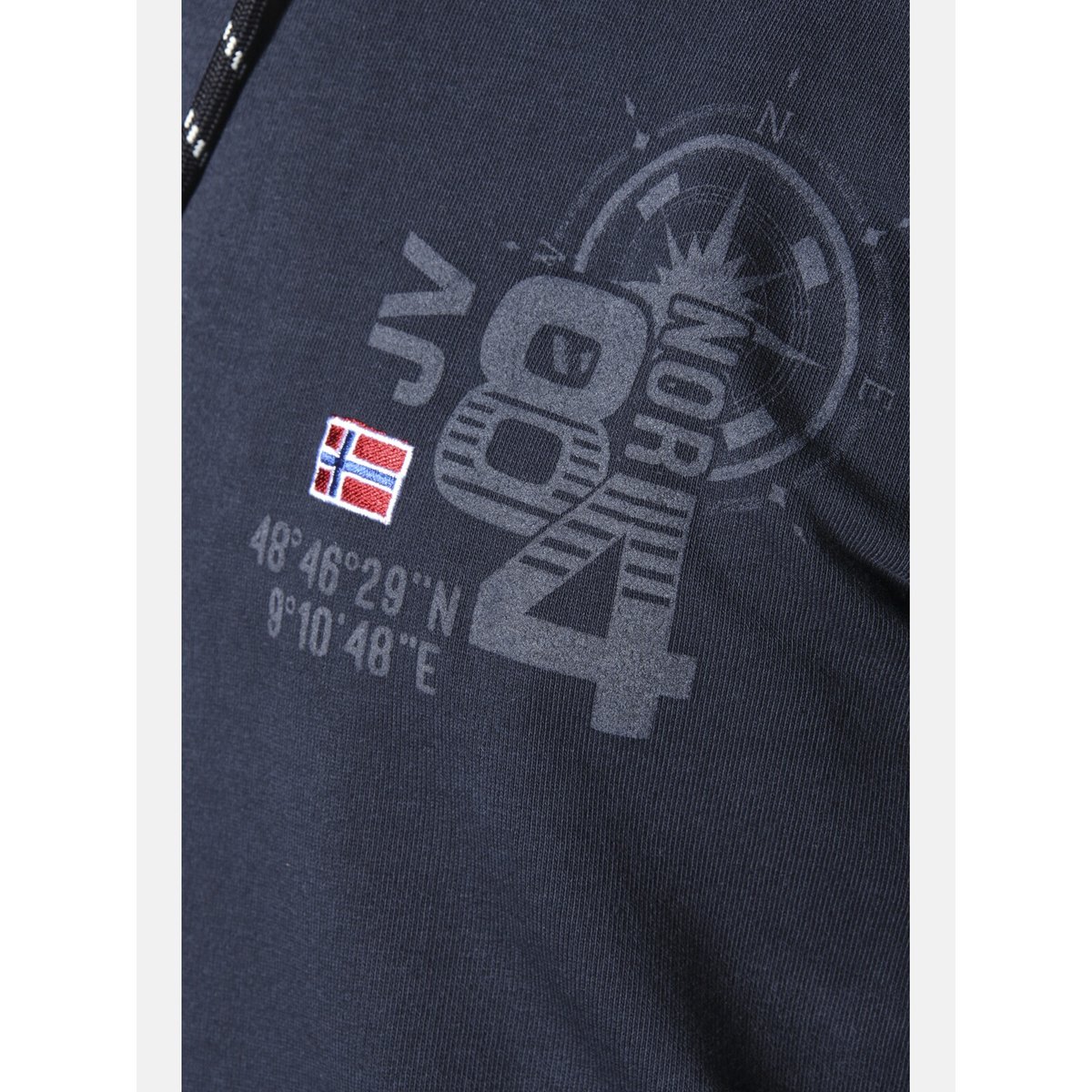 Lot de 2 sweatshirts AMUND bleu foncé, JAN VANDERSTORM