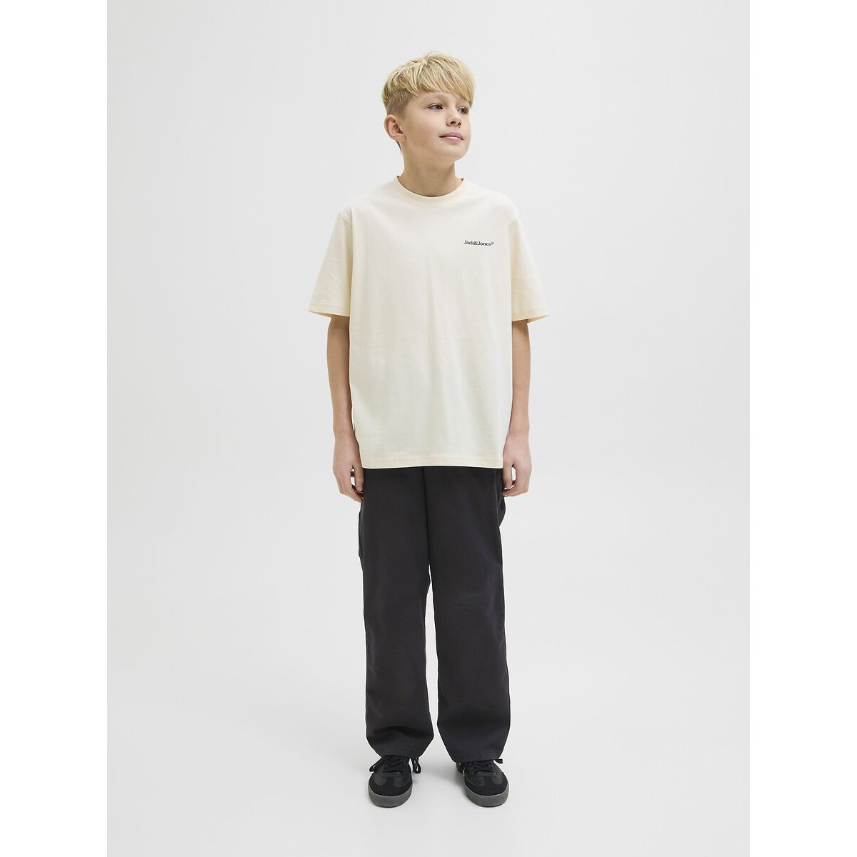 Pantaloni cargo nero , JACK & JONES JUNIOR